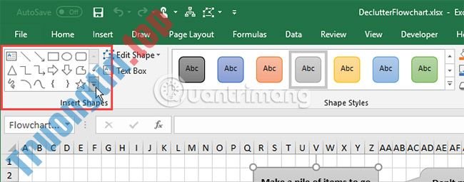 Cách&nbsp;vẽ&nbsp;lưu&nbsp;đồ&nbsp;trong&nbsp;Excel
