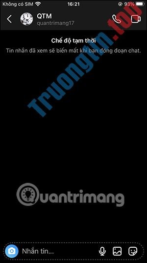 Cách&nbsp;bật,&nbsp;tắt&nbsp;chế&nbsp;độ&nbsp;tạm&nbsp;thời&nbsp;trên&nbsp;Instagram&nbsp;tự&nbsp;xóa&nbsp;tin&nbsp;nhắn