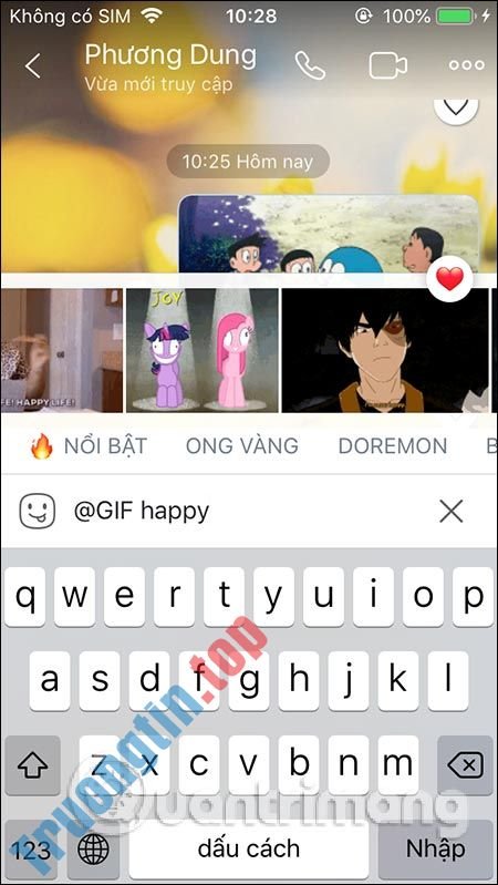 Hướng&nbsp;dẫn&nbsp;cách&nbsp;chia&nbsp;sẻ&nbsp;và&nbsp;gửi&nbsp;ảnh&nbsp;GIF&nbsp;qua&nbsp;Zalo