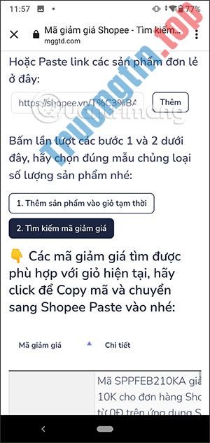 Cách&nbsp;dùng&nbsp;MGGTD&nbsp;săn&nbsp;mã&nbsp;giảm&nbsp;giá&nbsp;Shopee,&nbsp;Lazada,&nbsp;PCI,&nbsp;Sendo