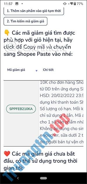 Cách&nbsp;dùng&nbsp;MGGTD&nbsp;săn&nbsp;mã&nbsp;giảm&nbsp;giá&nbsp;Shopee,&nbsp;Lazada,&nbsp;PCI,&nbsp;Sendo