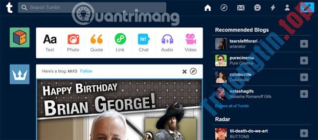 Những&nbsp;bước&nbsp;cơ&nbsp;bản&nbsp;tạo&nbsp;blog&nbsp;với&nbsp;Tumblr