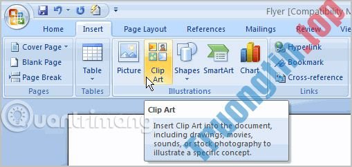 Bài&nbsp;23:&nbsp;Chèn&nbsp;Clip&nbsp;Art