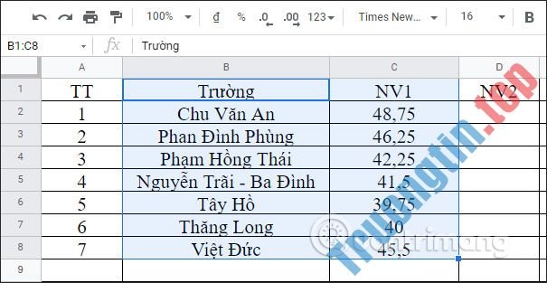 Cách&nbsp;chia&nbsp;sẻ&nbsp;vùng&nbsp;trong&nbsp;Google&nbsp;Sheets