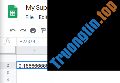 Cách&nbsp;chia&nbsp;số&nbsp;trong&nbsp;Google&nbsp;Sheets