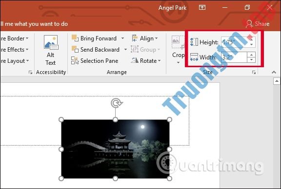 Cách&nbsp;chỉnh&nbsp;kích&nbsp;thước&nbsp;ảnh&nbsp;PowerPoint&nbsp;tự&nbsp;động