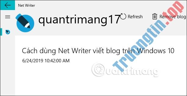 Cách&nbsp;dùng&nbsp;Net&nbsp;Writer&nbsp;viết&nbsp;blog&nbsp;trên&nbsp;Windows&nbsp;10