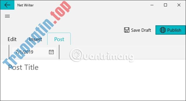 Cách&nbsp;dùng&nbsp;Net&nbsp;Writer&nbsp;viết&nbsp;blog&nbsp;trên&nbsp;Windows&nbsp;10