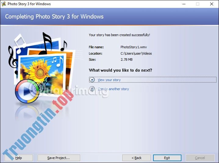 Cách dùng Photo Story 3 for Windows tạo video từ ảnh