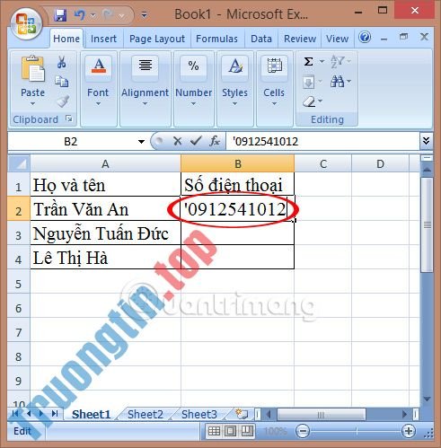 Cách&nbsp;hiển&nbsp;thị&nbsp;số&nbsp;0&nbsp;ở&nbsp;trước&nbsp;dãy&nbsp;số&nbsp;trong&nbsp;Excel