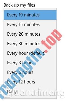 Cách&nbsp;sao&nbsp;lưu&nbsp;email&nbsp;Outlook&nbsp;bằng&nbsp;File&nbsp;History&nbsp;trên&nbsp;Windows&nbsp;10