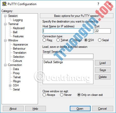 Cách&nbsp;sử&nbsp;dụng&nbsp;PuTTY&nbsp;trên&nbsp;Windows