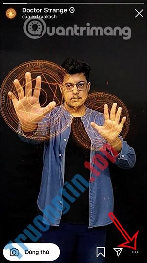 Cách&nbsp;tải&nbsp;filter&nbsp;Doctor&nbsp;Strange&nbsp;Instagram