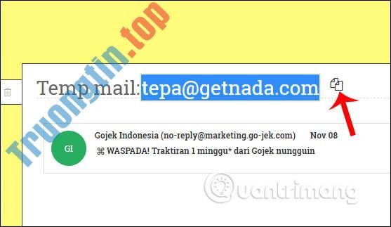 Cách&nbsp;tạo&nbsp;email&nbsp;ảo&nbsp;trên&nbsp;Nada&nbsp;Temp&nbsp;Mail