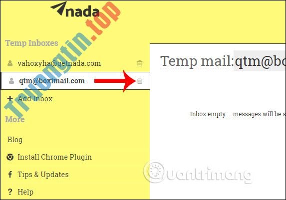 Cách&nbsp;tạo&nbsp;email&nbsp;ảo&nbsp;trên&nbsp;Nada&nbsp;Temp&nbsp;Mail