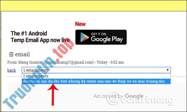 Cách&nbsp;tạo&nbsp;email&nbsp;ảo&nbsp;trên&nbsp;Nada&nbsp;Temp&nbsp;Mail