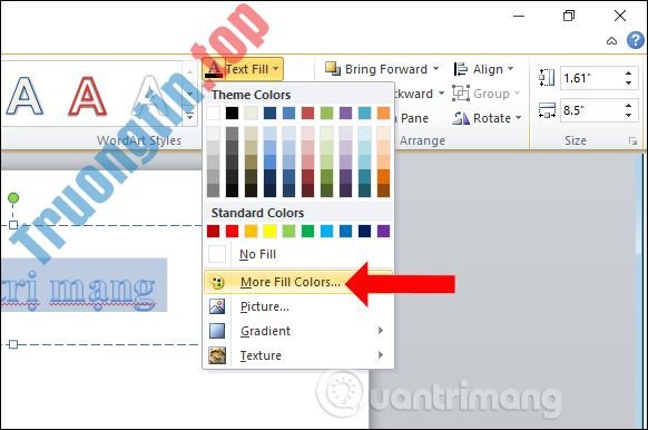 Cách&nbsp;tạo&nbsp;hiệu&nbsp;ứng&nbsp;chữ&nbsp;trong&nbsp;PowerPoint