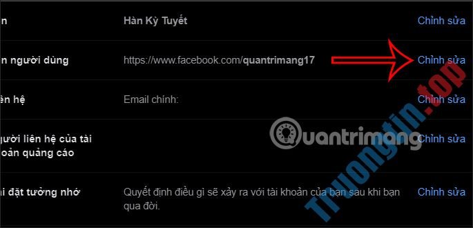 Hướng&nbsp;dẫn&nbsp;đổi&nbsp;ID&nbsp;Facebook,&nbsp;thay&nbsp;địa&nbsp;chỉ&nbsp;Facebook&nbsp;mới