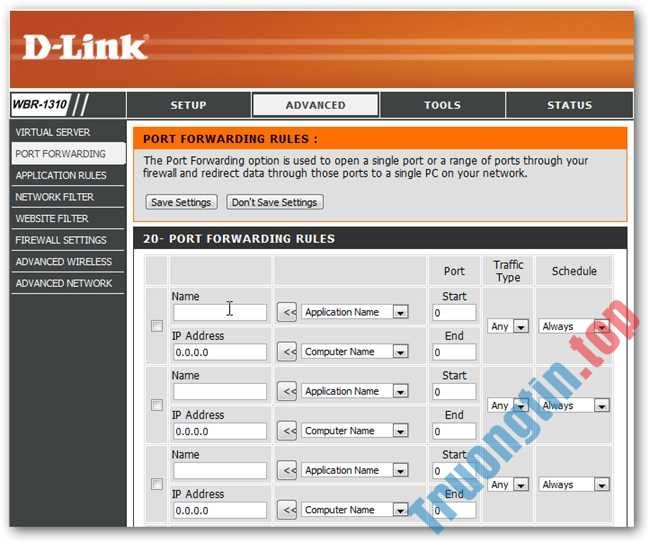 6&nbsp;bước&nbsp;đơn&nbsp;giản&nbsp;cài&nbsp;đặt&nbsp;Port&nbsp;Forwarding&nbsp;trên&nbsp;Router