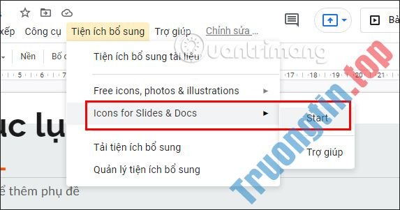 Cách&nbsp;chèn&nbsp;biểu&nbsp;tượng&nbsp;vào&nbsp;Google&nbsp;Slides