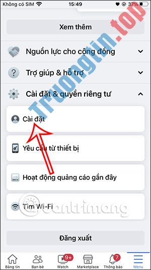 Cách&nbsp;gỡ&nbsp;ứng&nbsp;dụng&nbsp;liên&nbsp;kết&nbsp;với&nbsp;Facebook