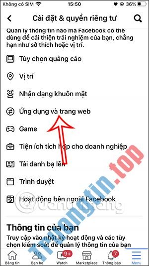 Cách&nbsp;gỡ&nbsp;ứng&nbsp;dụng&nbsp;liên&nbsp;kết&nbsp;với&nbsp;Facebook