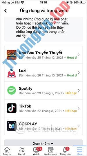 Cách&nbsp;gỡ&nbsp;ứng&nbsp;dụng&nbsp;liên&nbsp;kết&nbsp;với&nbsp;Facebook