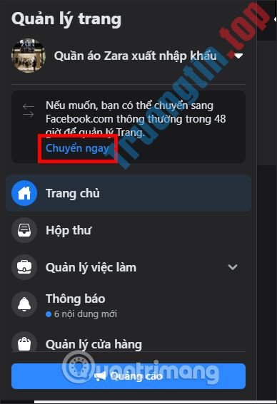 Cách&nbsp;quay&nbsp;trở&nbsp;lại&nbsp;giao&nbsp;diện&nbsp;Facebook&nbsp;cũ