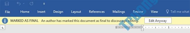 Word 2019 (Phần 26): Kiểm tra và bảo vệ tài liệu 7 Word 2019 (Phần 26): Kiểm tra và bảo vệ tài liệu