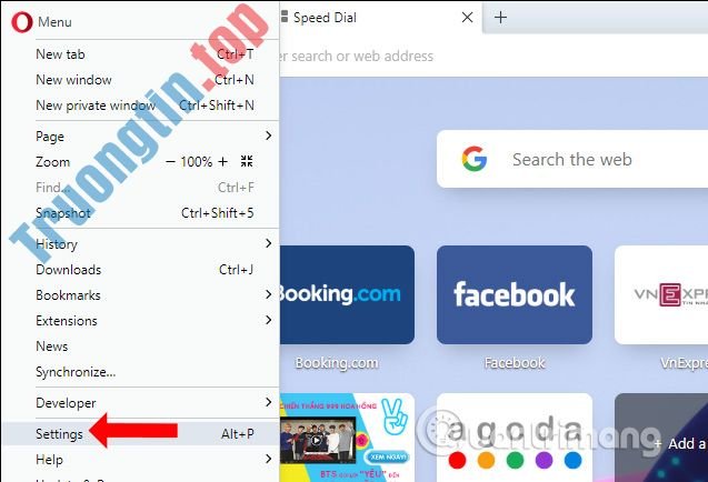 Cách&nbsp;bật&nbsp;chế&nbsp;độ&nbsp;nền&nbsp;tối&nbsp;trên&nbsp;Opera