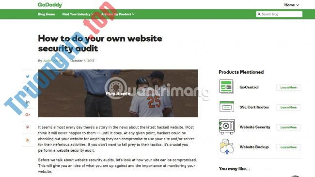 Cách&nbsp;đánh&nbsp;giá&nbsp;và&nbsp;cải&nbsp;thiện&nbsp;bảo&nbsp;mật&nbsp;cho&nbsp;một&nbsp;trang&nbsp;web