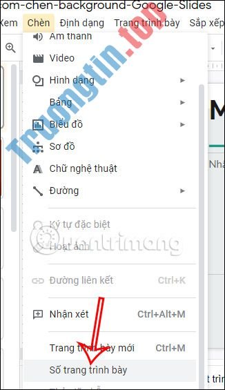 Cách&nbsp;đánh&nbsp;số&nbsp;trang&nbsp;trong&nbsp;Google&nbsp;Slides