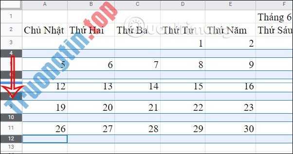 Cách&nbsp;tạo&nbsp;lịch&nbsp;trong&nbsp;Google&nbsp;Sheets