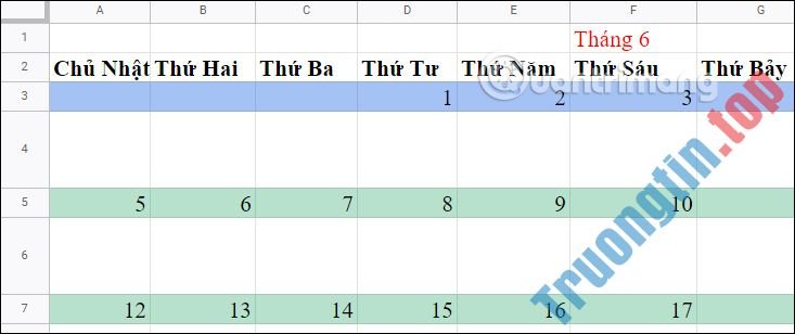 Cách&nbsp;tạo&nbsp;lịch&nbsp;trong&nbsp;Google&nbsp;Sheets