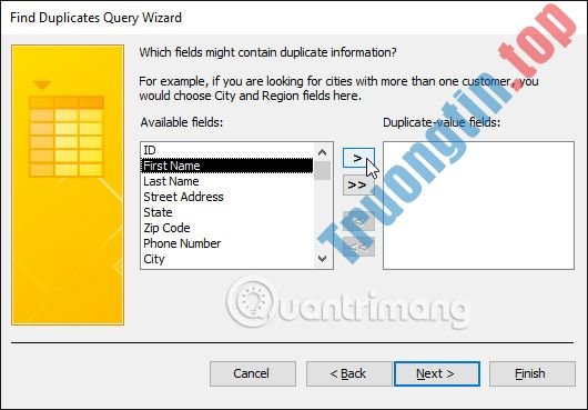 Cách&nbsp;tạo&nbsp;truy&nbsp;vấn&nbsp;tìm&nbsp;trùng&nbsp;lặp&nbsp;trong&nbsp;Access&nbsp;2016