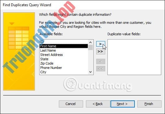 Cách&nbsp;tạo&nbsp;truy&nbsp;vấn&nbsp;tìm&nbsp;trùng&nbsp;lặp&nbsp;trong&nbsp;Access&nbsp;2016