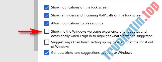 Cách tắt tính năng “Get Even More Out of Windows” trên Windows 10 5 Cách tắt tính năng “Get Even More Out of Windows” trên Windows 10