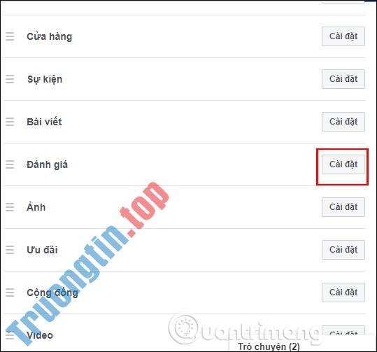 Cách&nbsp;xóa&nbsp;đánh&nbsp;giá&nbsp;Fanpage&nbsp;Facebook