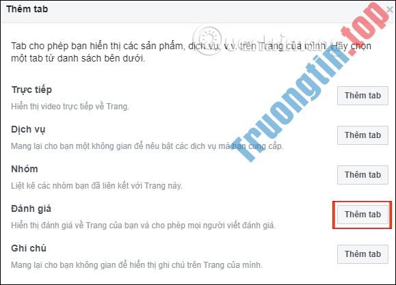 Cách&nbsp;xóa&nbsp;đánh&nbsp;giá&nbsp;Fanpage&nbsp;Facebook