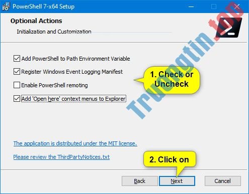 Cách cài đặt PowerShell 7.0 trong Windows 10/8/7 5 Cách cài đặt PowerShell 7.0 trong Windows 10/8/7
