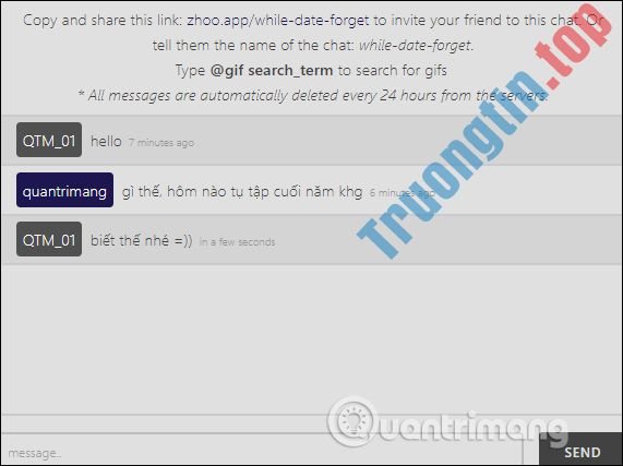 Cách&nbsp;chat&nbsp;riêng&nbsp;tư&nbsp;bằng&nbsp;zhoo.app