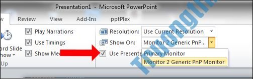 Cách&nbsp;dùng&nbsp;2&nbsp;màn&nbsp;hình&nbsp;chiếu&nbsp;slide&nbsp;PowerPoint
