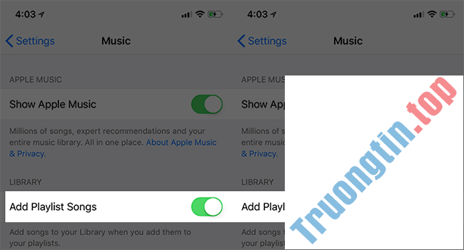 Cách&nbsp;thêm&nbsp;nhạc&nbsp;vào&nbsp;danh&nbsp;sách&nbsp;phát&nbsp;mà&nbsp;không&nbsp;thêm&nbsp;vào&nbsp;thư&nbsp;viện&nbsp;trong&nbsp;Apple&nbsp;Music