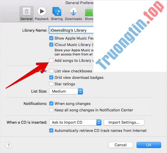 Cách&nbsp;thêm&nbsp;nhạc&nbsp;vào&nbsp;danh&nbsp;sách&nbsp;phát&nbsp;mà&nbsp;không&nbsp;thêm&nbsp;vào&nbsp;thư&nbsp;viện&nbsp;trong&nbsp;Apple&nbsp;Music