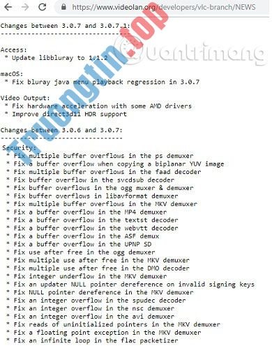 Tìm&nbsp;hiểu&nbsp;lỗ&nbsp;hổng&nbsp;mới&nbsp;trong&nbsp;VLC&nbsp;cho&nbsp;phép&nbsp;tin&nbsp;tặc&nbsp;truy&nbsp;cập&nbsp;vào&nbsp;máy&nbsp;tính