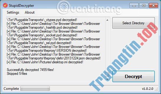 Cách giải mã Stupid Ransomware bằng StupidDecrypter