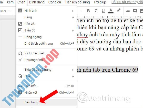 Cách&nbsp;tạo&nbsp;bookmark&nbsp;trên&nbsp;Google&nbsp;Docs