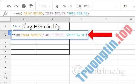 Cách&nbsp;tính&nbsp;tổng&nbsp;trên&nbsp;nhiều&nbsp;sheet&nbsp;Google&nbsp;Sheets