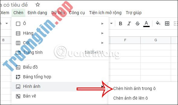 Cách&nbsp;chèn&nbsp;ảnh&nbsp;vào&nbsp;Google&nbsp;Sheets