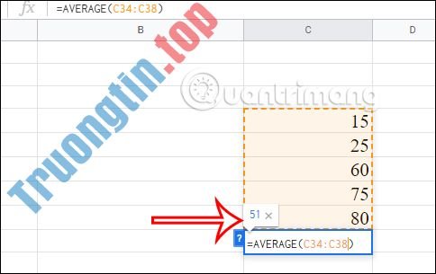 Cách&nbsp;dùng&nbsp;hàm&nbsp;AVERAGE&nbsp;Google&nbsp;Sheets,&nbsp;tính&nbsp;trung&nbsp;bình&nbsp;trong&nbsp;Google&nbsp;Sheets